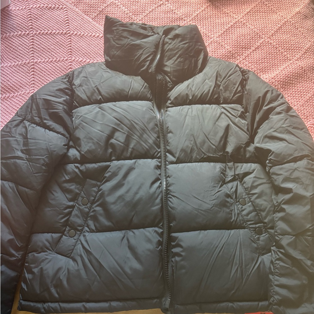 Hudson Black Quilted Puffer Jacket